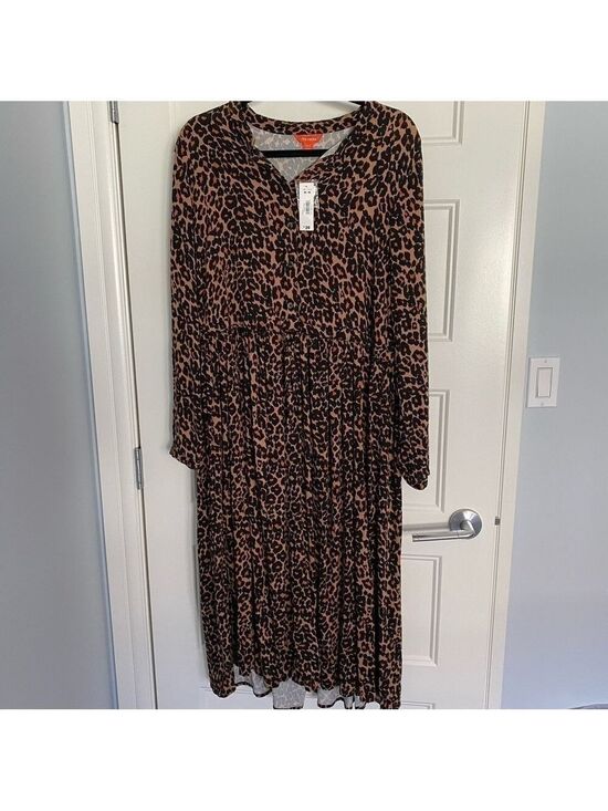 Joe Fresh Dresses & Skirts - JOE Fresh leopard cheetah animal print dress size Medium